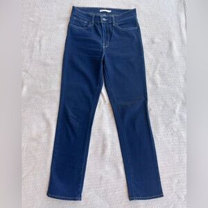 Levi's Dark Blue Straight Leg Women's Jeans